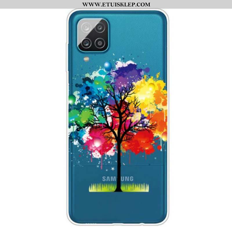 Futerały do Samsung Galaxy M12 / A12 Bezszwowe Akwarela Drzewo